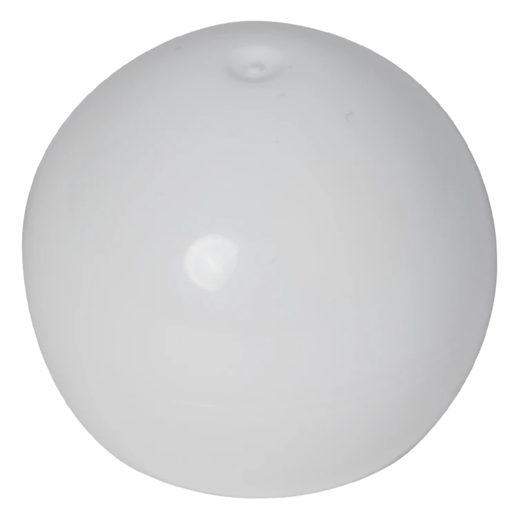 15/415 White Polypropylene Unlined Round Ball Cap