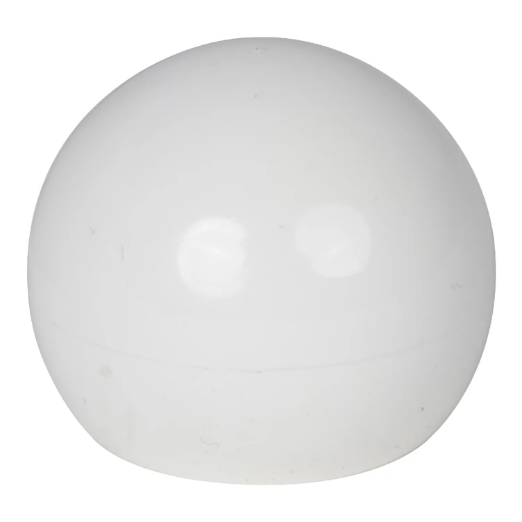 20/415 White Polypropylene Unlined Round Ball Cap