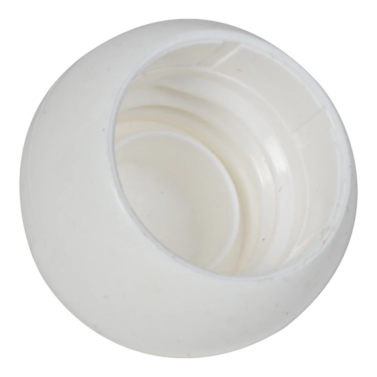 20/415 White Polypropylene Unlined Round Ball Cap