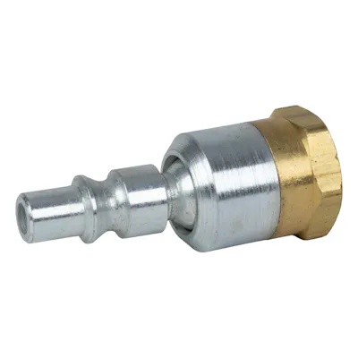 1/4" Body x 1/4" FNPT Brass/Steel ARO Interchange Pneumatic Ball Swivel Connector
