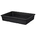 325 Gallon Black MDPE Rectangular Open Top Secondary Containment Tank - 96" L x 60" W x 24" Hgt.