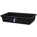 625 Gallon Black MDPE Rectangular Open Top Secondary Containment Tank - 108" L x 72" W x 24" Hgt.