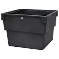 1825 Gallon Black MDPE Square Open Top Secondary Containment Tank - 96" L x 96" W x 62" Hgt.