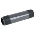 1" MNPT x 1" MNPT Smooth Gray Schedule 80 PVC Pipe Nipple - 5" L