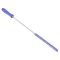 Purple Vikan® Stainless Steel Tube Brush with Stiff Polyester Bristles & Polypropylene Handle - 0.4" Dia. x 19.7" L