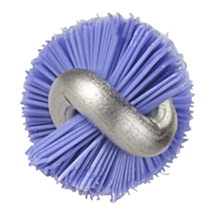 Purple Vikan® Stainless Steel Tube Brush with Stiff Polyester Bristles & Polypropylene Handle - 0.4" Dia. x 19.7" L