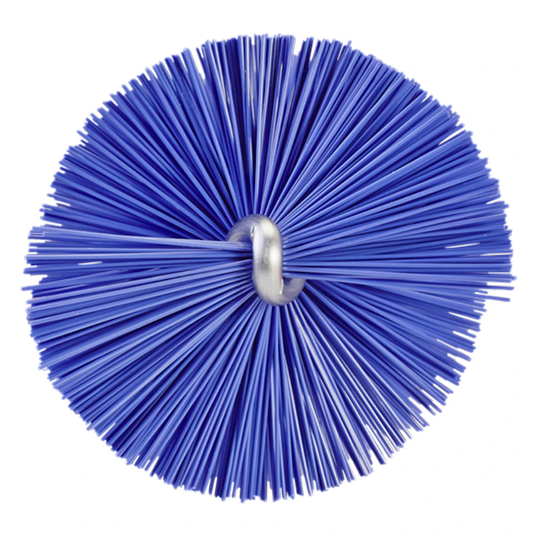 Purple Vikan® Stainless Steel Tube Brush with Stiff Polyester Bristles & Polypropylene Handle - 1.6" Dia. x 19.7" L