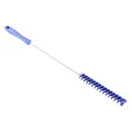 Purple Vikan® Stainless Steel Tube Brush with Medium Polyester Bristles & Polypropylene Handle - 0.8" Dia. x 19.7" L