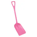 10.2" Pink Polypropylene Vikan® Hygienic One-Piece Shovel with Small Blade