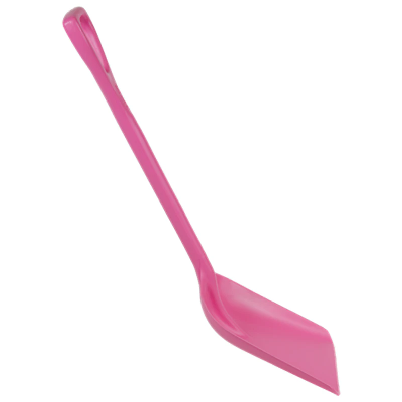 10.2" Pink Polypropylene Vikan® Hygienic One-Piece Shovel with Small Blade