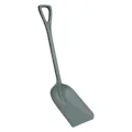 10.2" Gray Polypropylene Vikan® Hygienic One-Piece Shovel with Small Blade