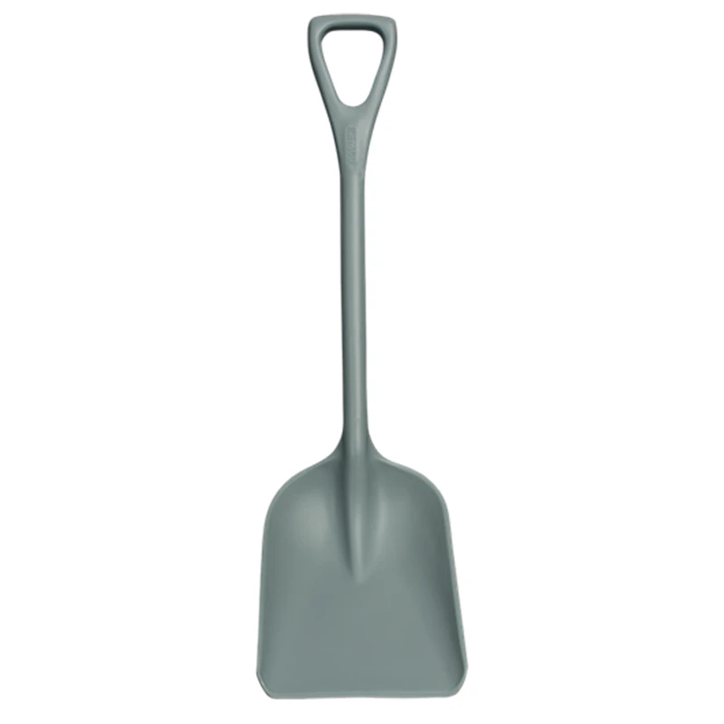 10.2" Gray Polypropylene Vikan® Hygienic One-Piece Shovel with Small Blade