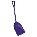 13.7" Purple Polypropylene Vikan® Hygienic One-Piece Shovel with Large Blade