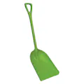 13.7" Lime Green Polypropylene Vikan® Hygienic One-Piece Shovel with Large Blade