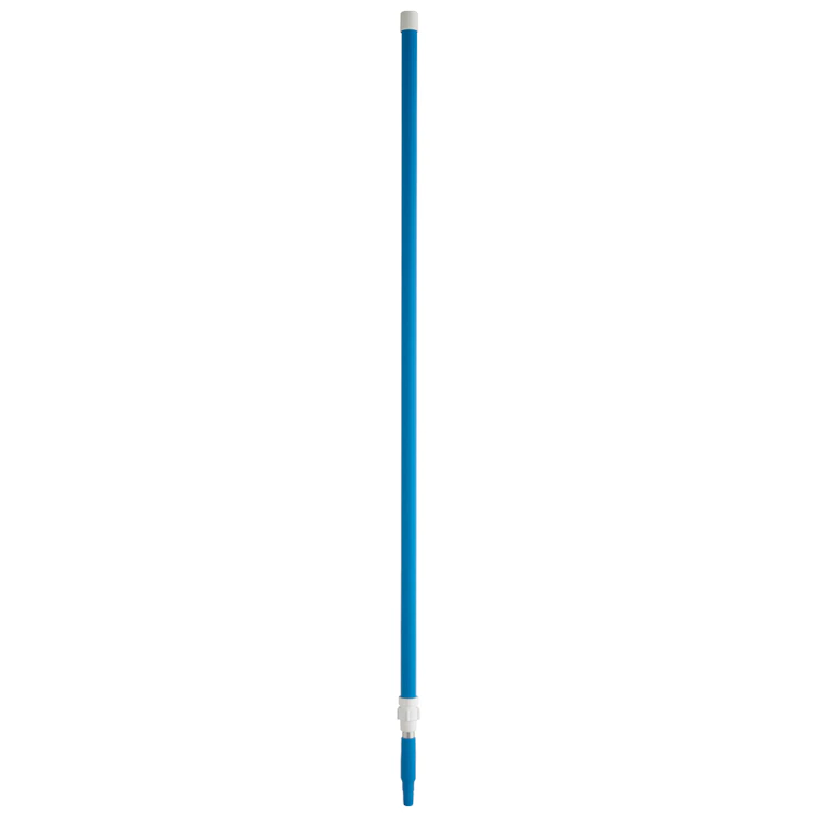 62" to 109.4" Blue Vikan® Polypropylene & Aluminum Telescopic Handle