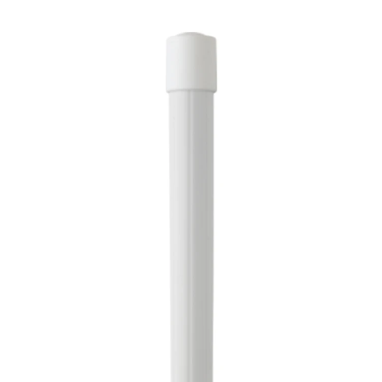 62" to 109.4" White Vikan® Polypropylene & Aluminum Telescopic Handle