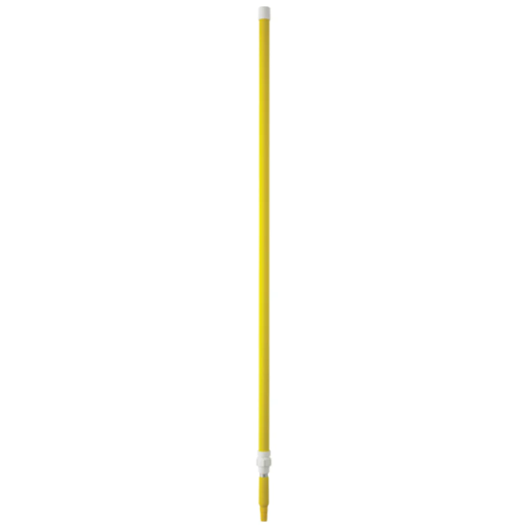 62" to 109.4" Yellow Vikan® Polypropylene & Aluminum Telescopic Handle
