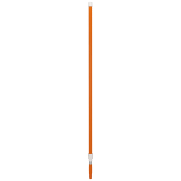 62" to 109.4" Orange Vikan® Polypropylene & Aluminum Telescopic Handle