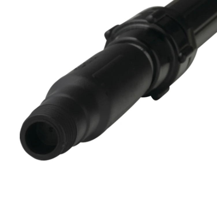 62" to 109.4" Black Vikan® Polypropylene & Aluminum Telescopic Handle
