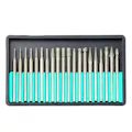 20-Piece Assorted Diamond Point Set with 1/8" Shank for Rotary Tools