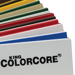 King ColorCore® Engravable HDPE Sheet
