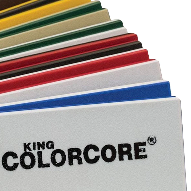King ColorCore® Engravable HDPE Sheet