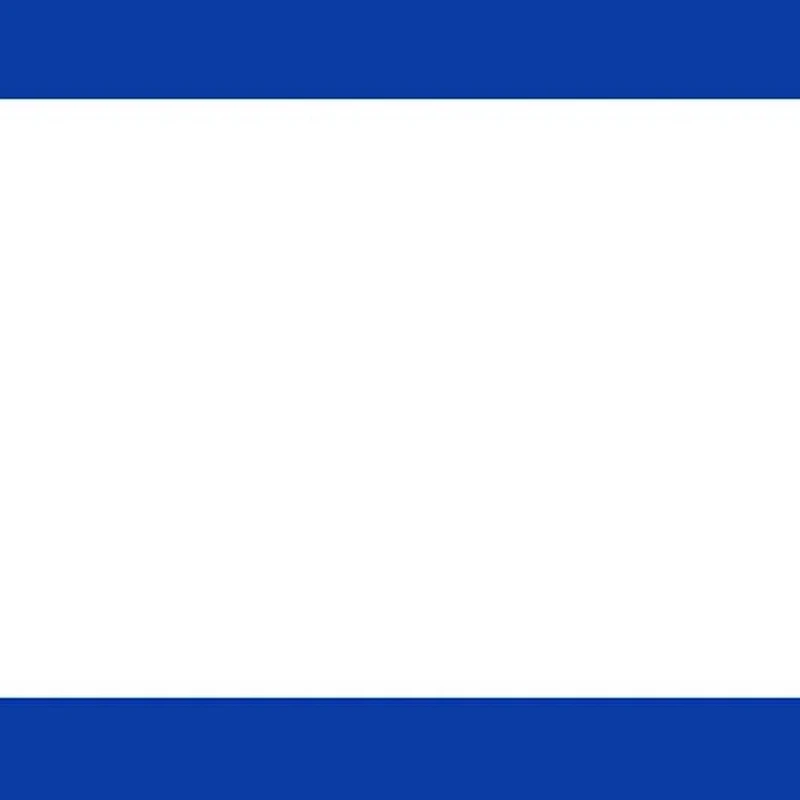 1/4" x 24" x 48" Matte Blue/White/Blue King ColorCore® Engravable HDPE Sheet