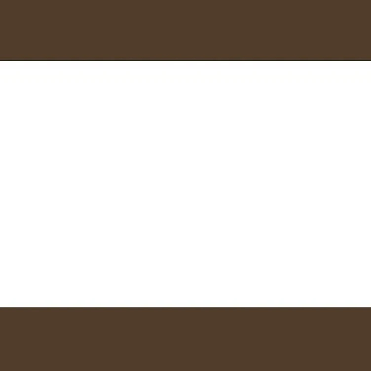 1/2" x 24" x 48" Matte Brown/White/Brown King ColorCore® Engravable HDPE Sheet