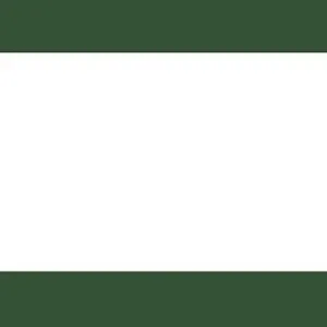 1/4" x 48" x 96" Matte Green/White/Green King ColorCore® Engravable HDPE Sheet