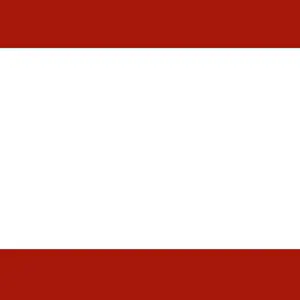 1/4" x 48" x 96" Matte Red/White/Red King ColorCore® Engravable HDPE Sheet