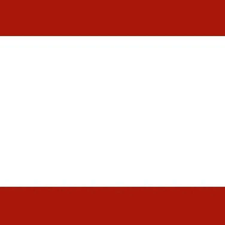 1/4" x 48" x 96" Matte Red/White/Red King ColorCore® Engravable HDPE Sheet