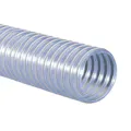 1.25" ID Flexadux® PV R-3 Heavy-Duty Clear PVC Hose with Coated Spring Steel Wire Helix
