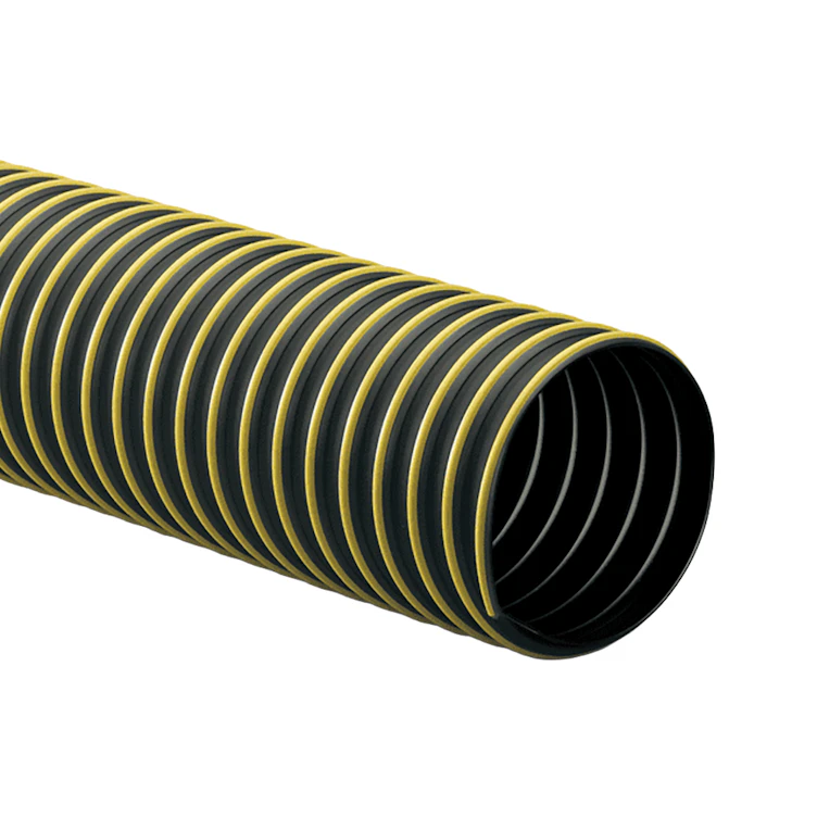 Flexadux® TR T-7W Medium-Duty Reinforced TPR Hose with Wearstrip