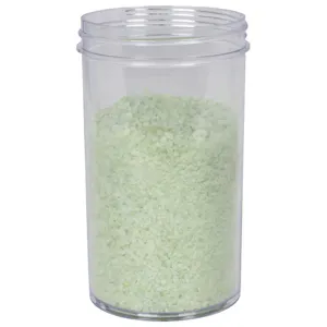8 oz. Clear Polystyrene Straight-Sided Round Jar with 63/400 Neck (Cap Sold Separately)