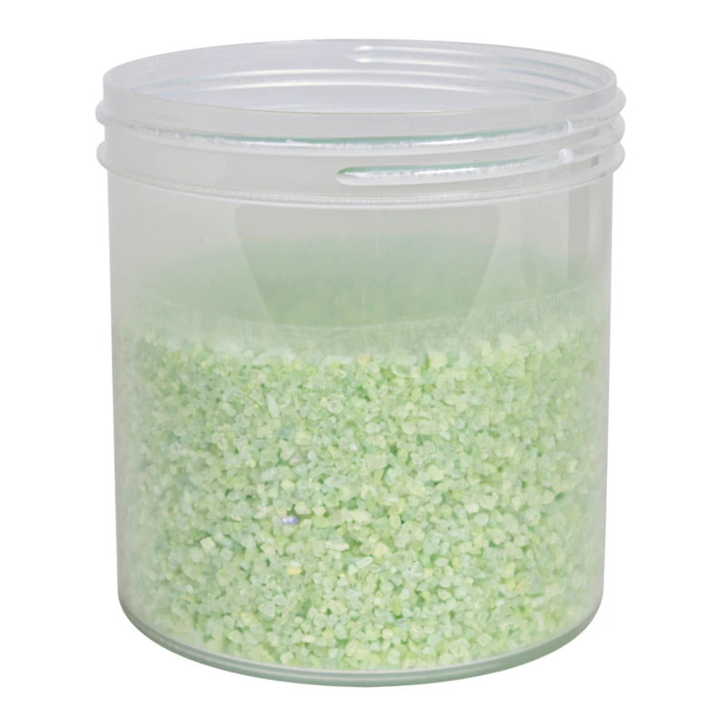 20 oz. Natural Polypropylene Straight-Sided Round Jar with 100/400 Neck (Cap Sold Separately)