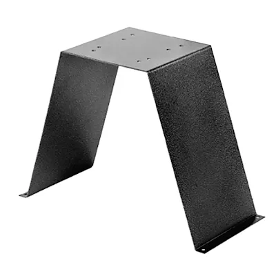 Black Enamel-Coated Steel Support Stand for Plastec 15 TEFC & XPFC (1 & 3 Phase), Plastec 20 TEFC & XPFC (1 Phase), Storm 10 TEFC (1 Phase) & Storm 12 TEFC (1 & 3 Phase) Series Exhaust Fan Blowers