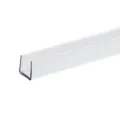 1/4" Nom. ID x 0.295" Leg x 0.05" Wall Clear Polycarbonate U Channel - 6' Length
