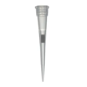 10µL Sterile Natural Polypropylene Universal Filtered Pipette Tips - 96 per Rack; 10 Racks per Case