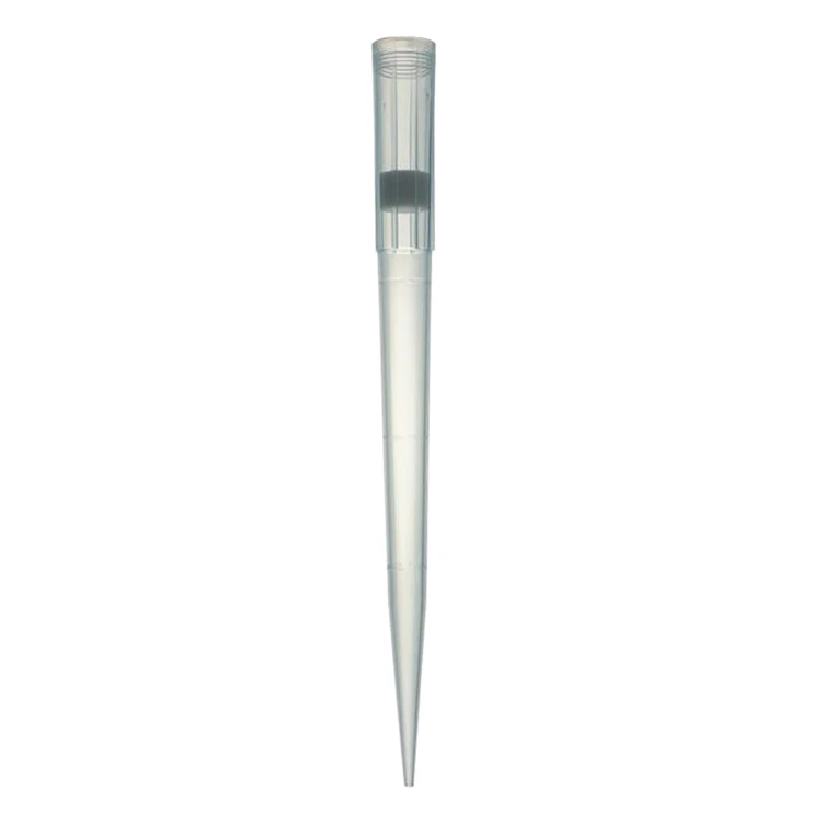 1000µL Sterile Natural Polypropylene Universal Filtered Pipette Tips - 96 per Rack; 10 Racks per Case