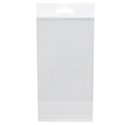 High Clarity Polypropylene Lip & Tape Header Bags with Hang Hole