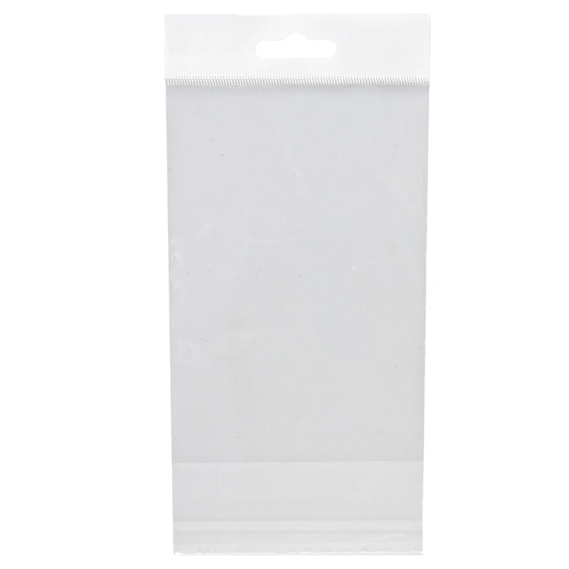 High Clarity Polypropylene Lip & Tape Header Bags with Hang Hole