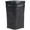 4" W x 6" L + 2" BG x 5 mil Thick Black Stand-Up Barrier Zipper Pouch - Case of 1000
