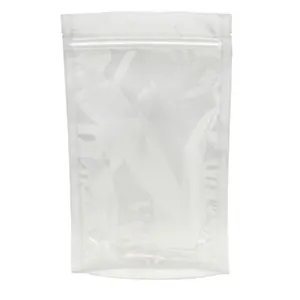 4-3/4" W x 7-1/4" L + 2" BG x 3.5 mil Thick Clear Stand-Up Barrier Zipper Pouch - Case of 500