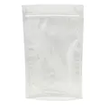 4-3/4" W x 7-1/4" L + 2" BG x 3.5 mil Thick Clear Stand-Up Barrier Zipper Pouch - Case of 500