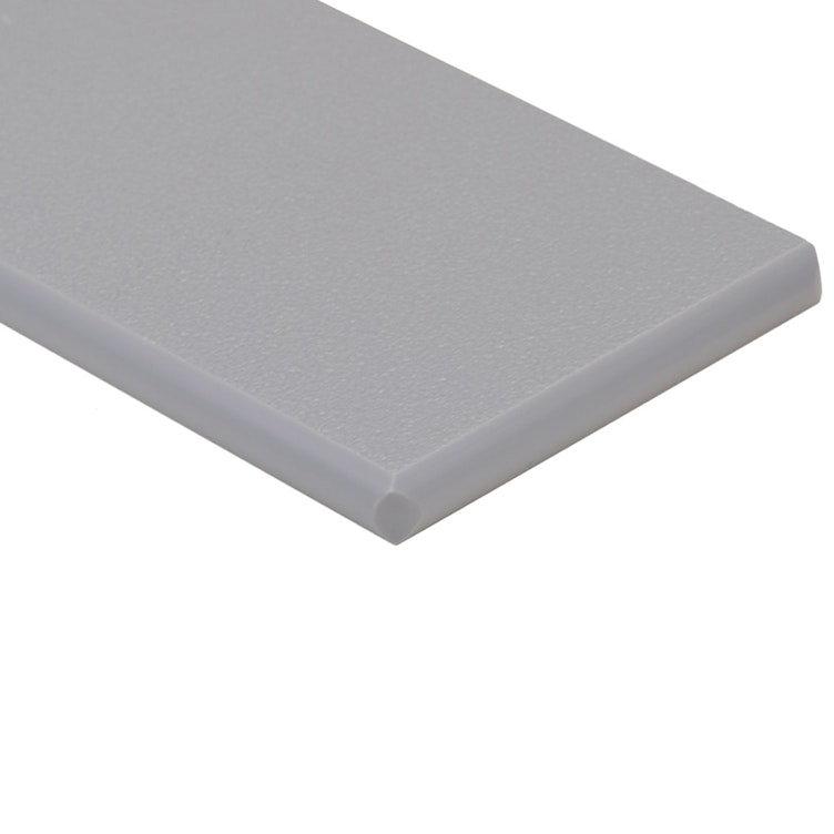 1/2" x 24" x 24" Dolphin Gray King StarBoard® ST HDPE Sheet