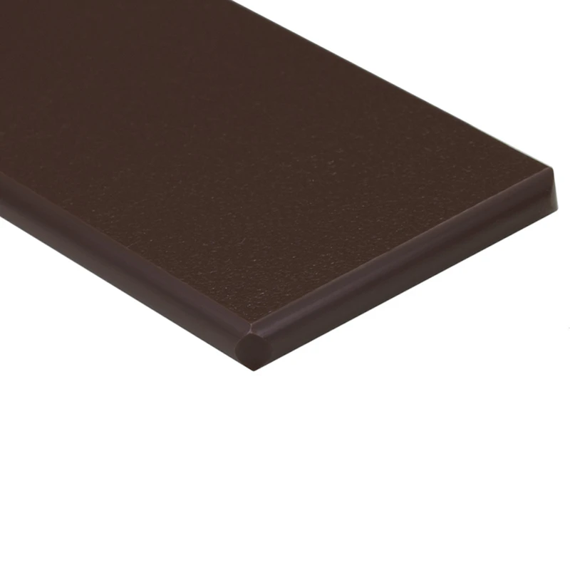 3/4" x 24" x 24" Mocha Brown King StarBoard® ST HDPE Sheet