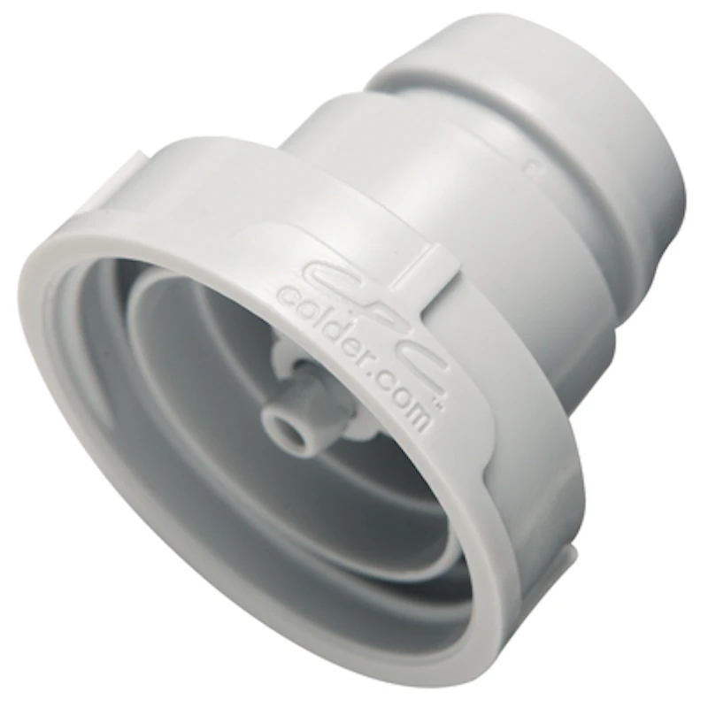 38mm UDC Series Dispensing Acetal Cap & Silicone O-Ring with Thread Seal