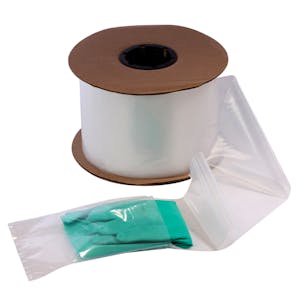 Low-Density Polyethylene Plastic Bags on a Roll