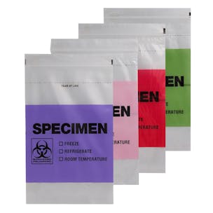 Color Coded Specimen Bags