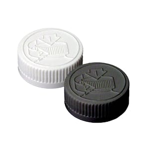 Child-Resistant Polypropylene Caps with PE Foam Liners